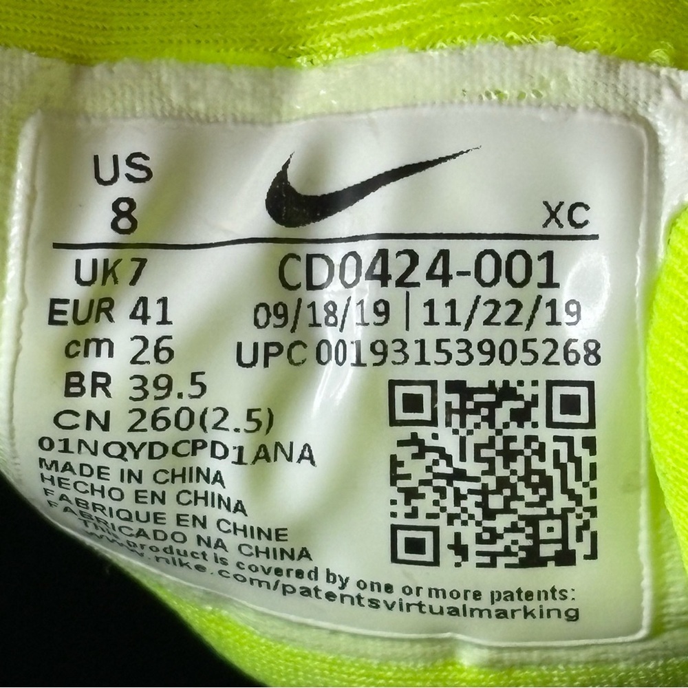 Nike Court Zoom Vapor Cage 4 Rafa Men's Tennis shoes Size 8 - Picture 8 of 8